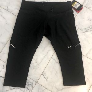 Nike Dri-Fit  down to the knee- cropped leggings